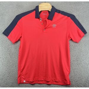 Adidas Climacol Golf‎ Polo Shirt Pink Blue Northstone CC Men's Size L